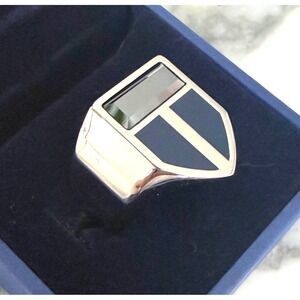 Swarovski Men's New England‎ Ring, Blue, Size 60 (US 9)